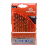 Set Kit Mechas Acero Rapido 13pzas Titanio Daewoo 1,5-6,5mm