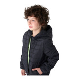 Jaqueta Infantil Puffer Unissex Com Capuz Hering Kids Nylon