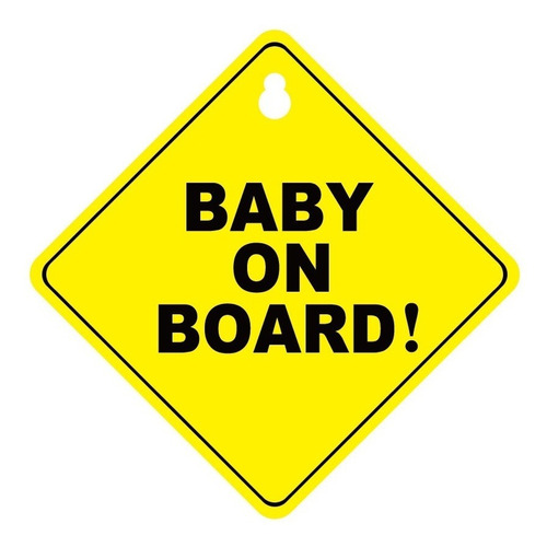 Aviso Letrero Bebe A Bordo Baby On Board! Reflectivo Carro