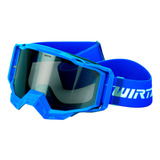Antiparra Motocross Enduro Wirtz Element Plus Blue Espejada