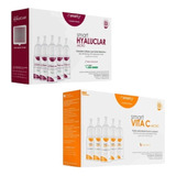 Kit Microagulhamento Melasma Hyaluclar Vitamina C Smart