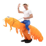 Ropa Inflable De Camarones De Piel Cosplay En Navidad