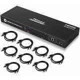 Switch Hdmi Kvm 16x1 4k 60hz Con Rack Y Usb.