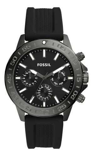 Reloj Fossil Bannon Cronografo Bq2711 Pavonado