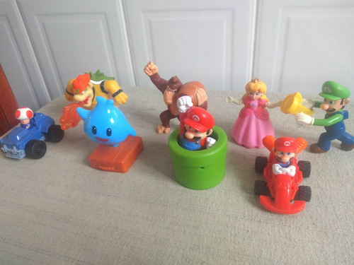 Figuras Mario Bros La Película Mcdonald's Colección Completa