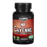 Pimenta Caiena Capsicum Gengibre Cayenne 60cap - Unilife