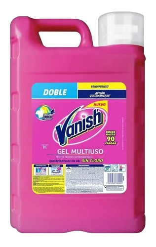 Vanish Líquido Quitamanchas Gel Para Ropa De Color 9 Litros