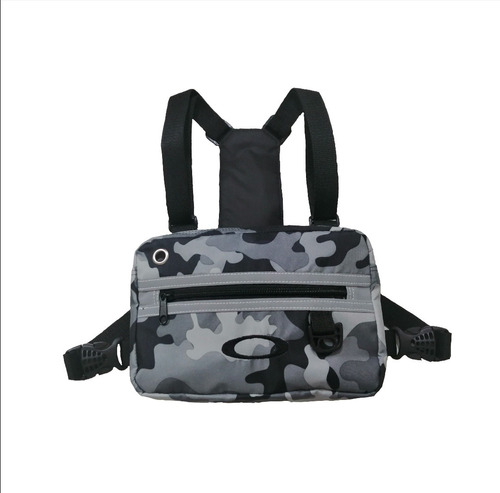 Pechera Táctica Unisex / Chest Bag Camuflado Azul / Pechera