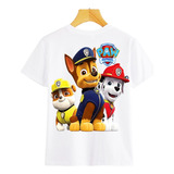 Camisetas De Paw Patrol Para Niños Sublimada - Alta Calidad