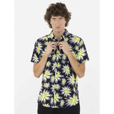 Camisa Fuji Leaf Short Sleeve Shirt Hombre Multicolor Volcom