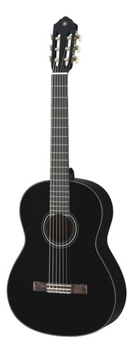 Guitarra Criolla Clásica Yamaha C40 Para Diestros Negra Palo De Rosa Brillante