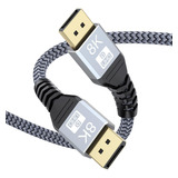 8k Displayport Cable 8ft Dp Cable, Display Port To Display P
