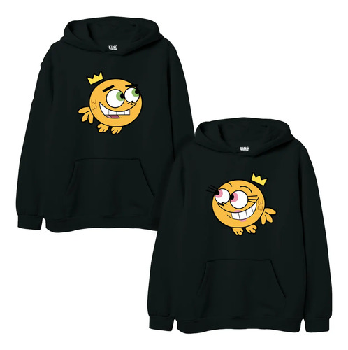Sudaderas Pareja Duo Cosmo Y Wanda Peces Padrinos Magicos