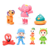 7pcs Pocoyo Zinkia Acción Figura Modelo Juguete Niños Regalo