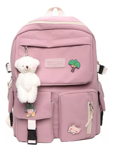 Mochila Kawaii Estilo Coreano Juvenil Moda Para Mujer A