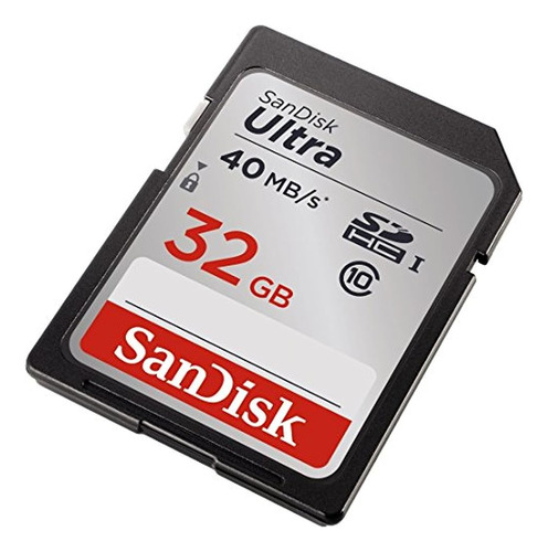 Tarjeta De Memoria Sdhc Sandisk Ultra 32gb Clase 10 Hasta 40