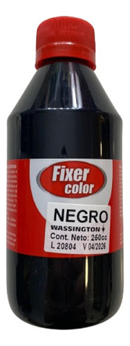 Tinta Para Cuero Fixer Color De Wassington X 250 Cc