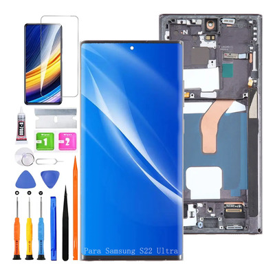 Pantalla Para Samsung S22 Ultra S908e S908b Con Marco Incell | MercadoLibre