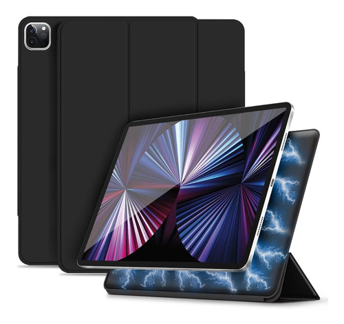 Funda Tipo Para iPad Pro 11 4/3/2/1 Generación 2022 Negro