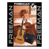 Pack De Guitarra Electroacústica Freeman Classic Eagle