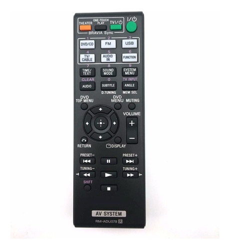 Control Remoto Rm-adu078 For Hbd-tz230 For Sony