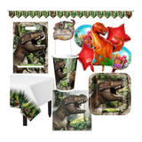 Pack Cumpleaños Dinosaurio Jurassic X 6 Cotillón Activarte