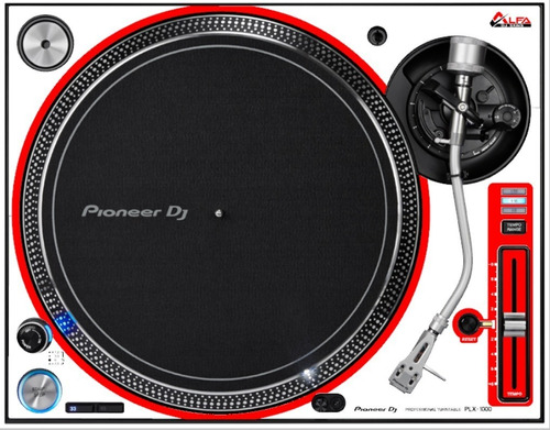 Kit Skin Adesivos Para 2 Toca-discos Pioneer Plx-1000