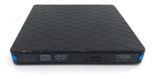 Leitor Gravador Usb 3.0 P/ Pc Slim Externo Cd Dvd Dex Dg-320