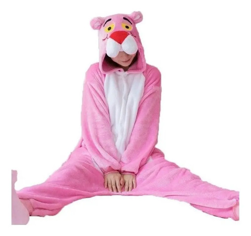 Hgw Mameluco Pijama Pantera Rosa Adulto Envío Gratis