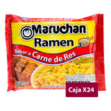 Maruchan Ramen Carne 24 Unidades