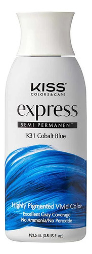 Kiss Express K31 Cobalt Blue Pigmento Semi-permanent 103.5ml