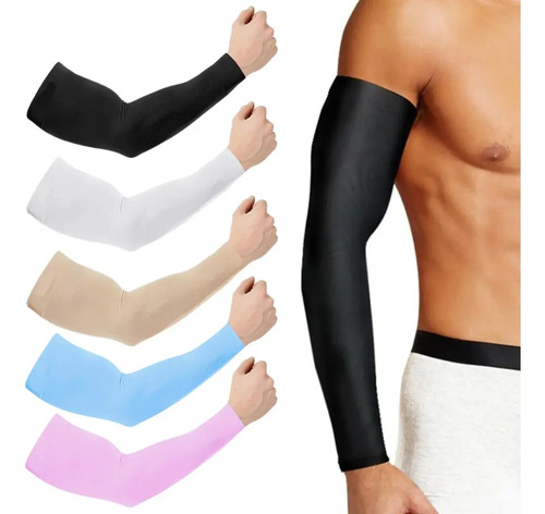 Par Mangas Protectoras Uv Deportes  Licra Protector Sol Full | MercadoLibre