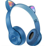 Audifonos Diadema Bluetooth Diseño Orejas De Gato Colores 