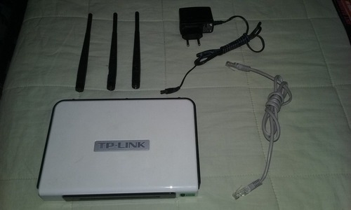 Roteador Wireless Tp - Link N 300 Mbps C/ 3 Antenas