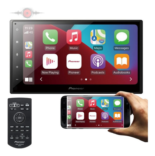 Dvd Player 2din Automotivo Pioneer Tv Espelhamento Waze Novo