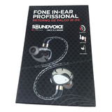 Fone De Ouvido In-ear Profissional Retorno Soundvoice Ie-02