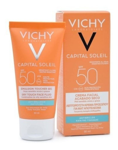 Vichy Capital Solel Crema Facial Spf50+ Antibrillos