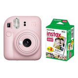 Cámara Fujifilm Instax Mini 12 Blosson Pink + 20 Fotos 