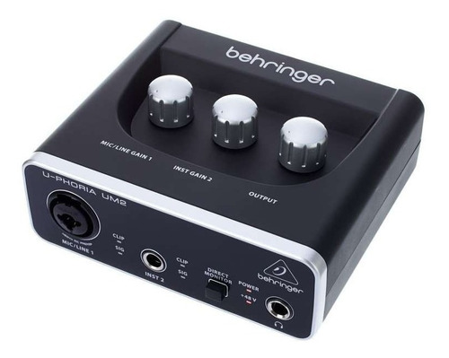 Placa De Audio Interfaz Behringer Um2 Usb 48khz