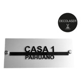 Placa Numeros De Casa 13x30cm Hasta 4 Numeros. Modelo D1