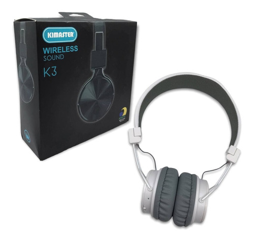 Fone Headfone Bluetooth Kimaster K3 Wireless Preto