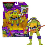 Tortuga Ninja Figura Donatello Articulada Con Sonido 