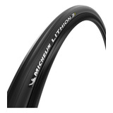 Llanta Michelin 700x23c  Lithion 3 Plegable Negra Ruta