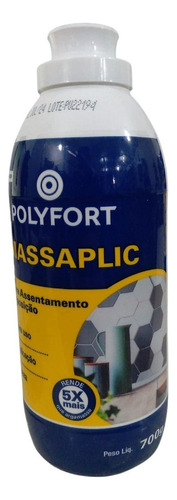 Cola Para Azulejo Pastilha Parede Massaplic Pulvitec 700g Cor Branco