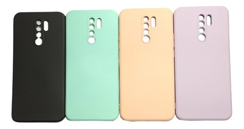 Carcasa Para Xiaomi Redmi 9 Silicona Liquida Proteccion Cam