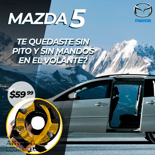 Cinta Pito Volante Mazda 3 - Mazda 6 - Mazda Bt50  Mazda 2  Foto 4