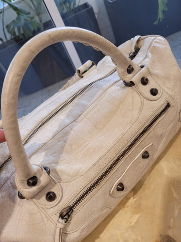 Cartera Balenciaga Blanca Original