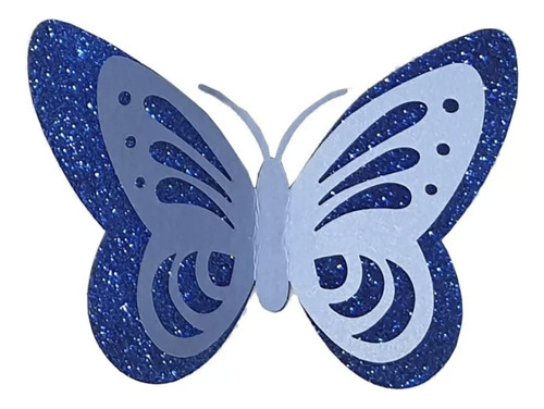 75 Mariposas Dobles Decoracion Invitaciones Corte Laser 