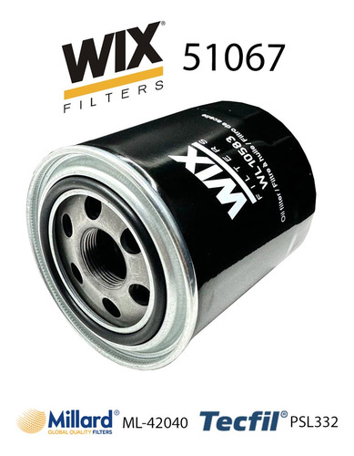 Filtro De Aceite Wix Wl10583 (51067) Nhr Nkr Pregio Rs  Foto 9