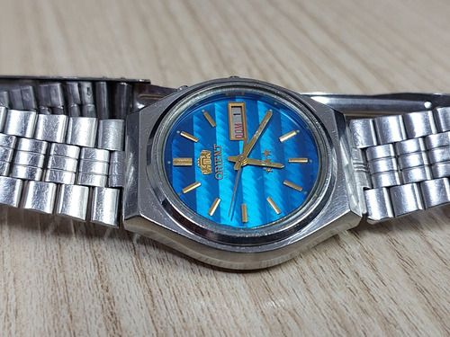 Relógio Orient Automatico Azul Degrade